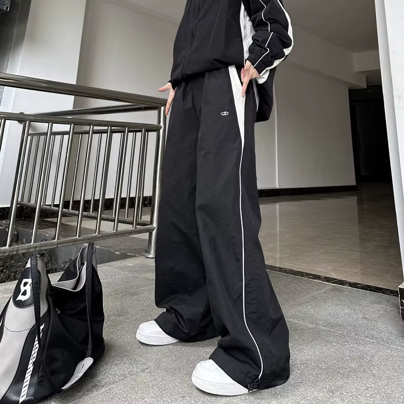 Elevate Your Style with Women’s Casual High Waist Joggers – Trendy Oversized Wide Leg Sweatpants for Ultimate Comfort and Fashion